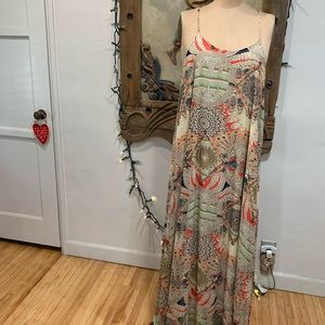Spaghetti strap maxi dress